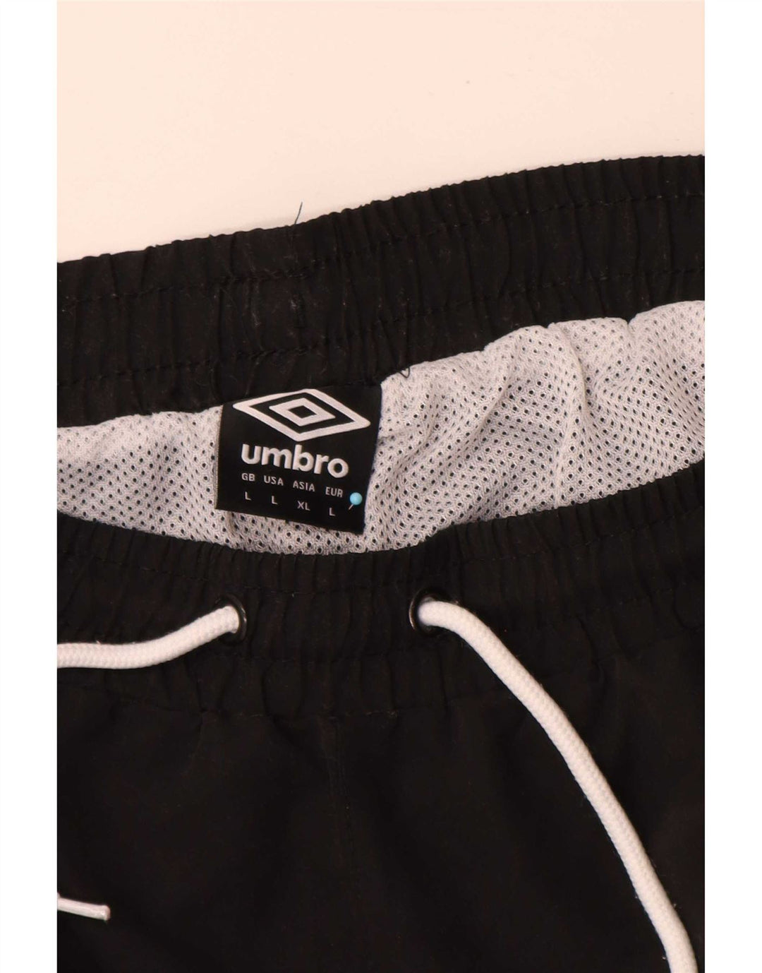 Umbro Herre Grafiske Badeshorts Stor Sort Geometrisk Polyester