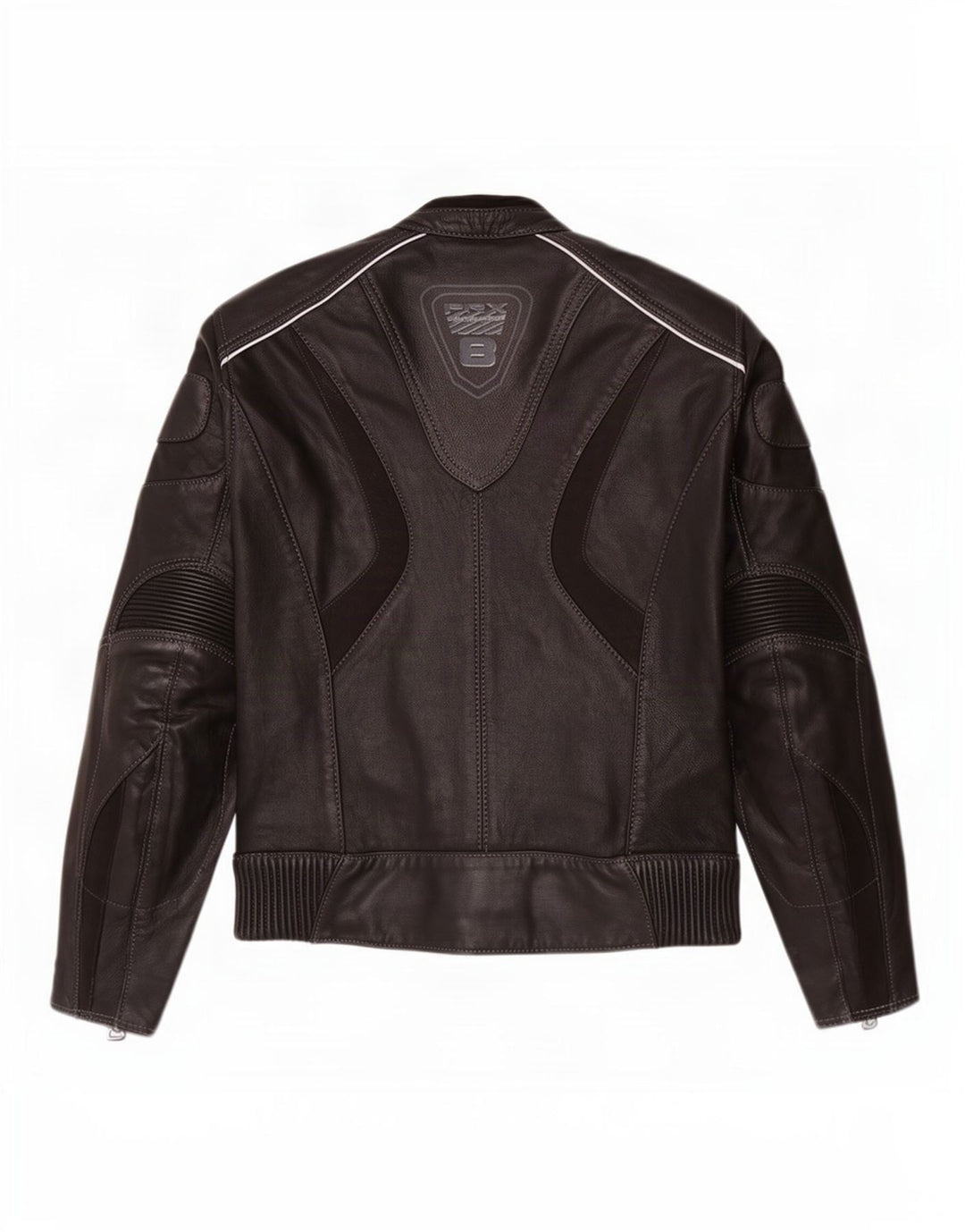 Probiker Womens Graphic Læder Racer Jacket UK 14 Large Black