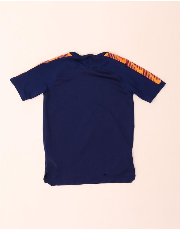 NIKE Grafisk T-shirt til drenge Top 10-11 år Medium Navy Blue Colourblock