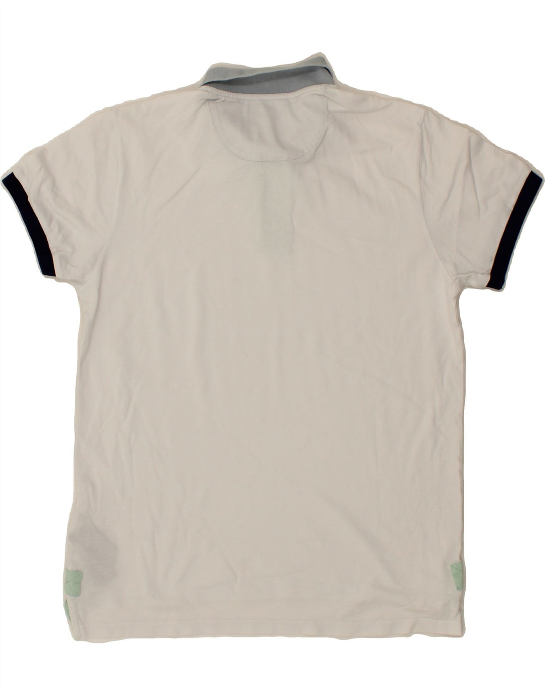 KAPPA Mens Polo Shirt Large White Cotton Vintage Kappa and Second-Hand Kappa from Messina Hembry 