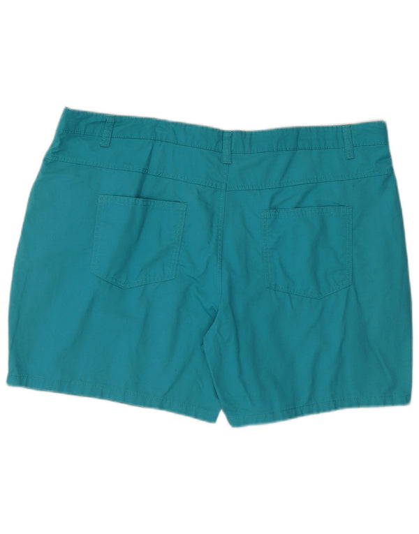 Mountain Warehouse Womens Regular Chino Shorts UK 18 XL W38 Blue Cotton