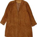 PICCINI Womens Suede Overcoat IT 46 Large Brown Vintage Piccini and Second-Hand Piccini from Messina Hembry 