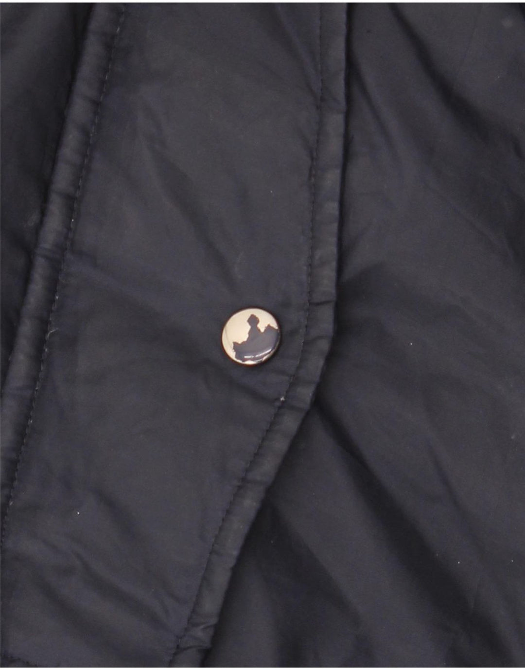 VINTAGE Skijakke til mænd UK 42 XL Navy Blue Nylon