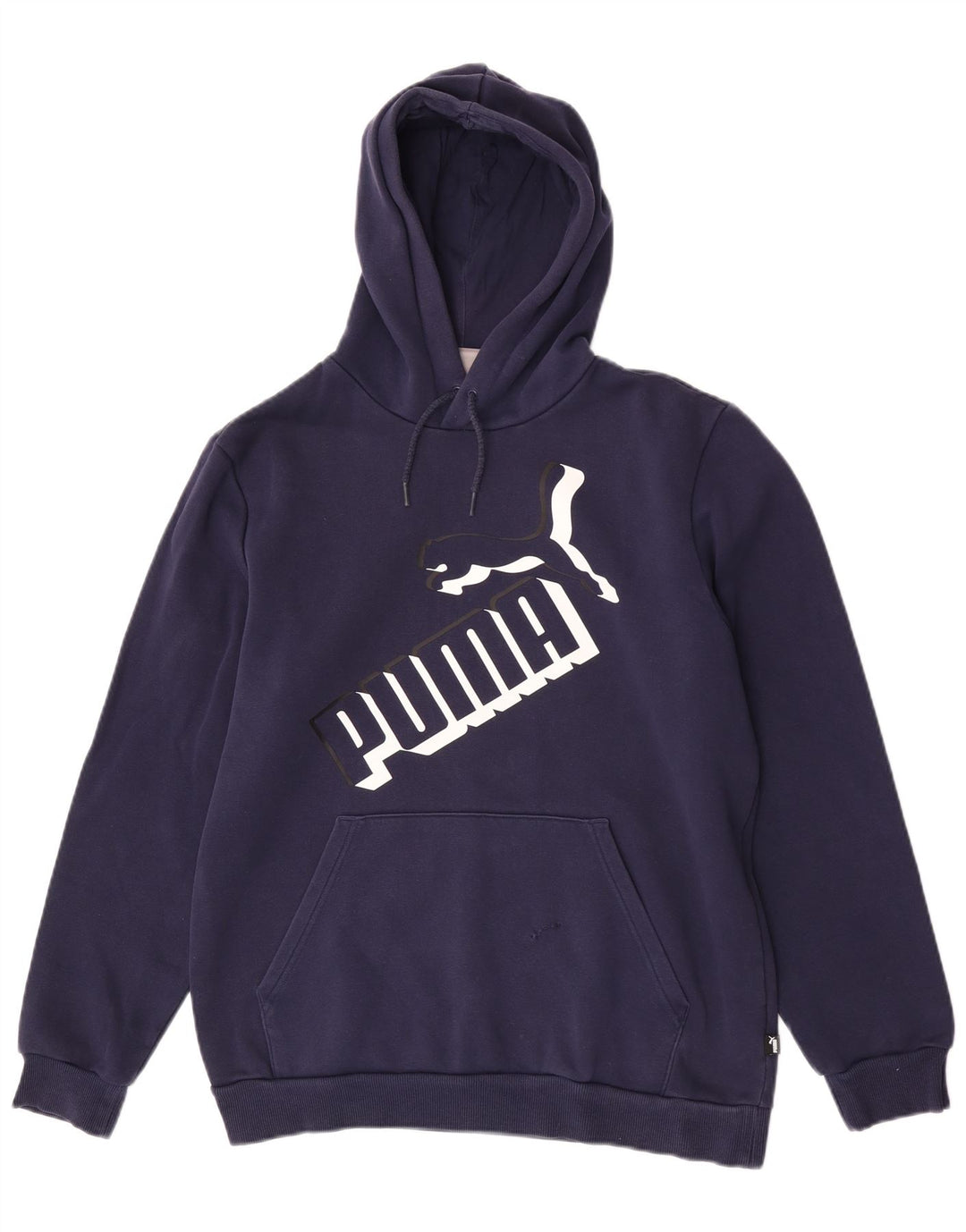 Puma Herre grafisk hættetrøje Jumper Medium Navyblå Bomuld