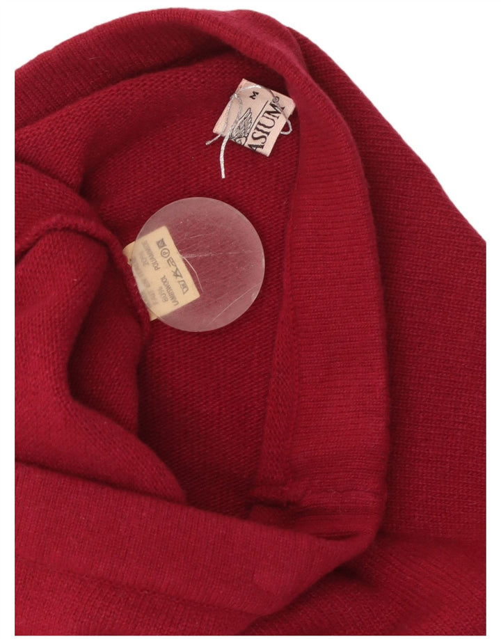 GYMNASIUM Kvinder strik blyantnederdel Medium W26 Rød lammeuld