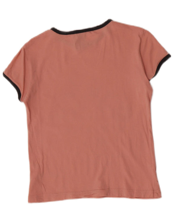 Adidas Grafisk T-Shirt Top UK 8/10 Small Pink Bomuld