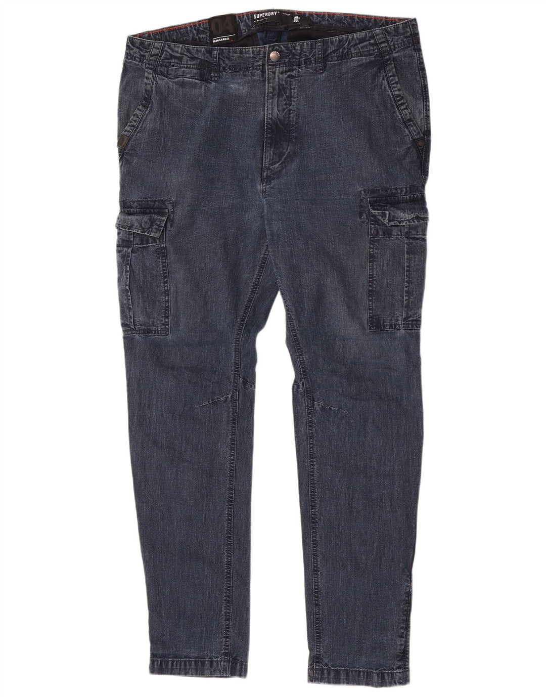 Superdry Herre Cargo Slim Jeans W36 L32 Blå Bomuld
