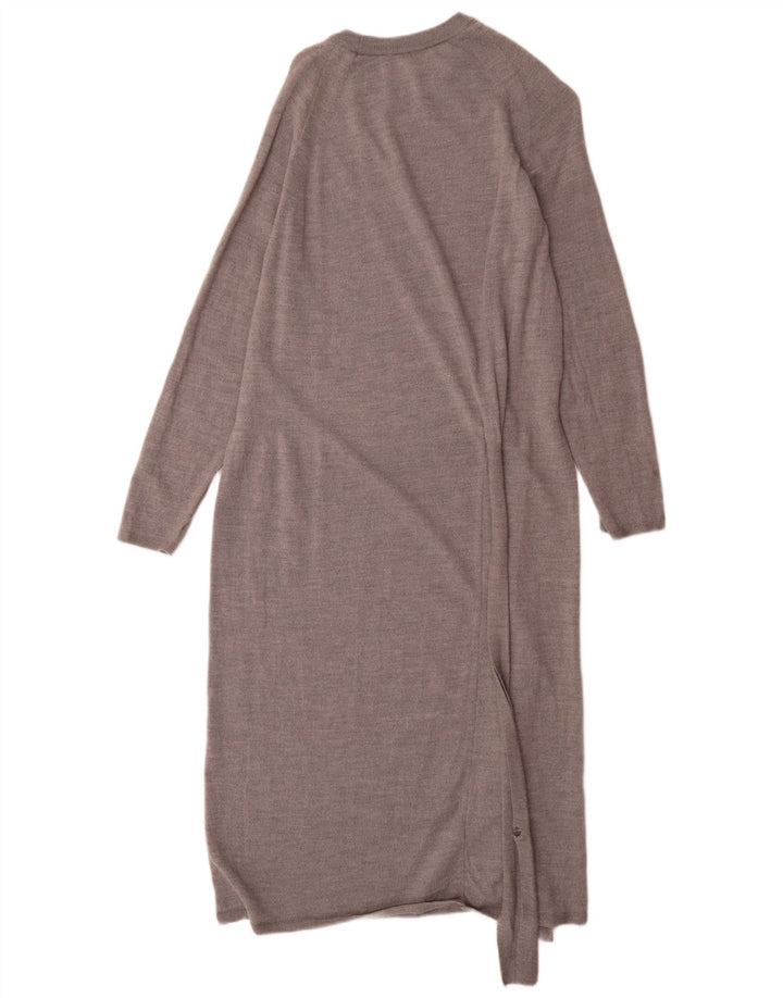 Marks & Spencer Dame Langærmet Jumper Dress UK 12 Medium Grey