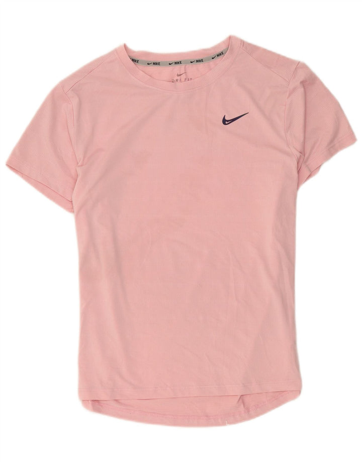 Nike Herre Dri Fit T-Shirt Top 2XL Pink Polyester