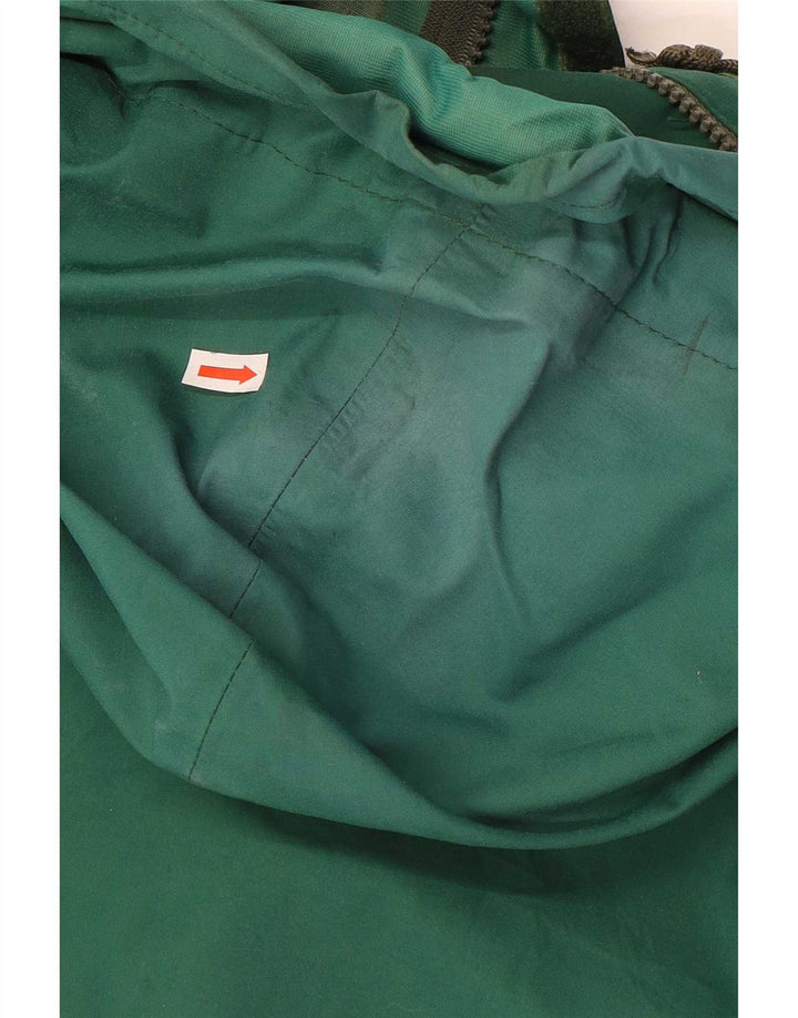 Berghaus Regnfrakke med hætte til mænd UK 38 Medium Green Nylon