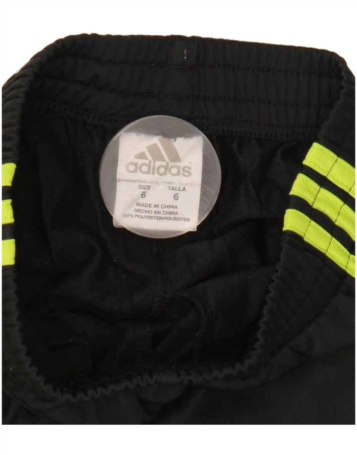 Adidas pigetræningsbukser 5-6 år sort polyester