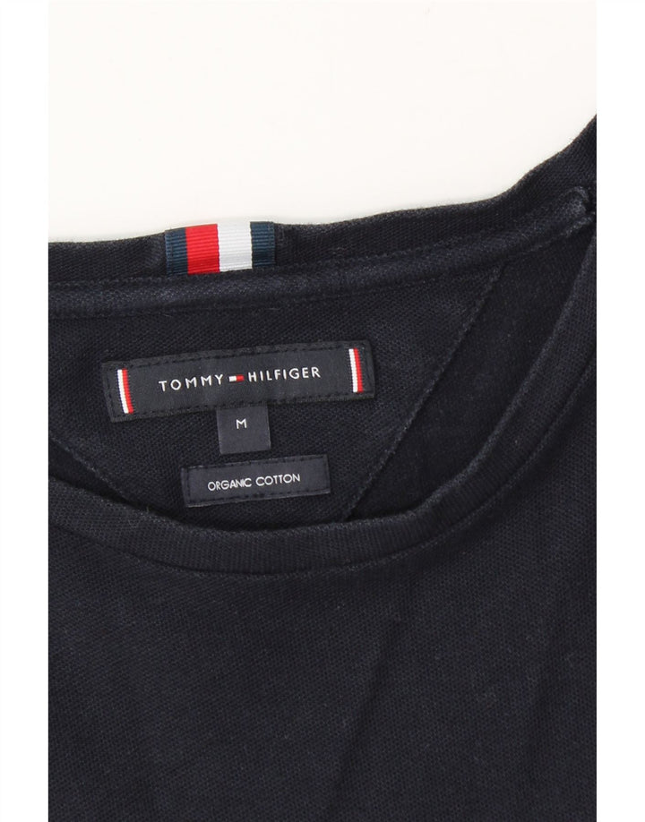 Tommy Hilfiger Herre T-Shirt Top Medium Marineblå Bomuld