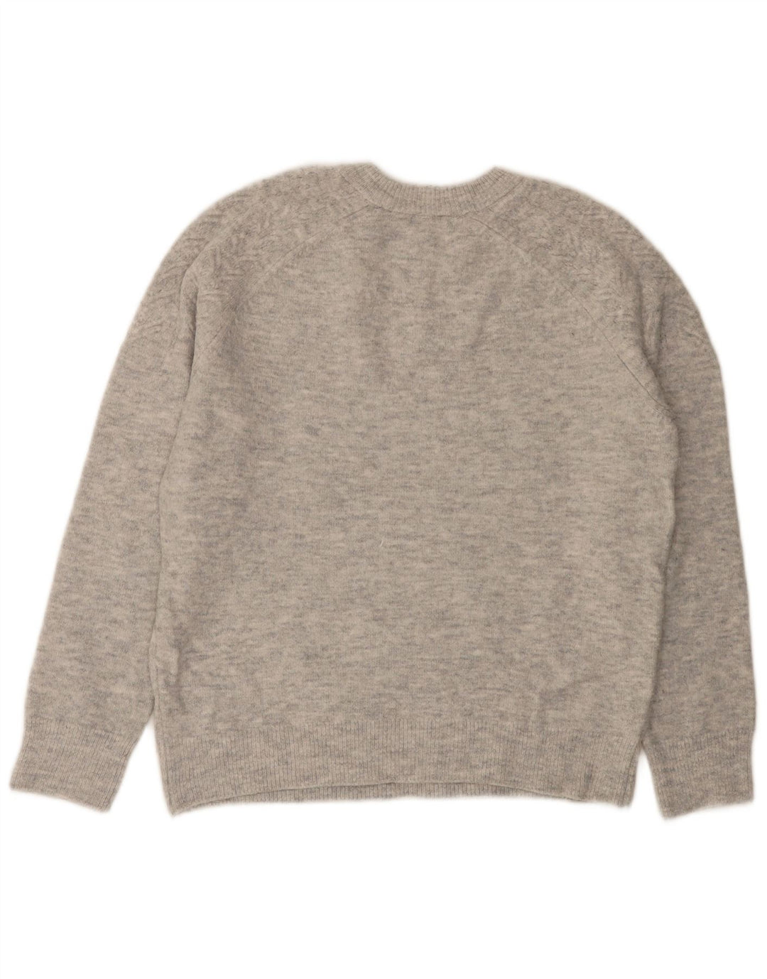 Marks & Spencer Dame sweater med rund hals DK 14 Medium Grå Flecked