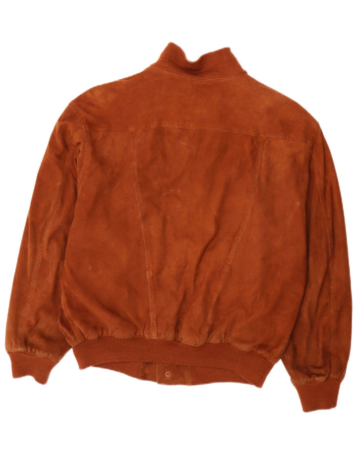 Pelle Moda Herre Ruskind Bomber Jacket IT 48 Medium Brun