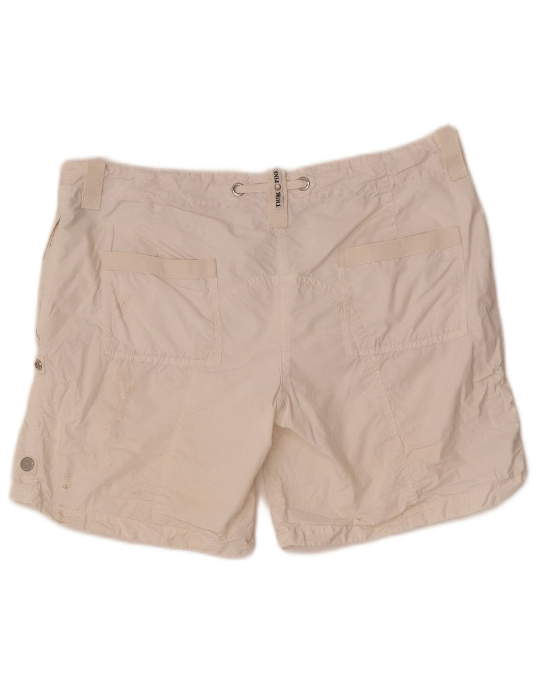 Tænk Pink Dame Cargo Shorts W30 Medium White Bomuld