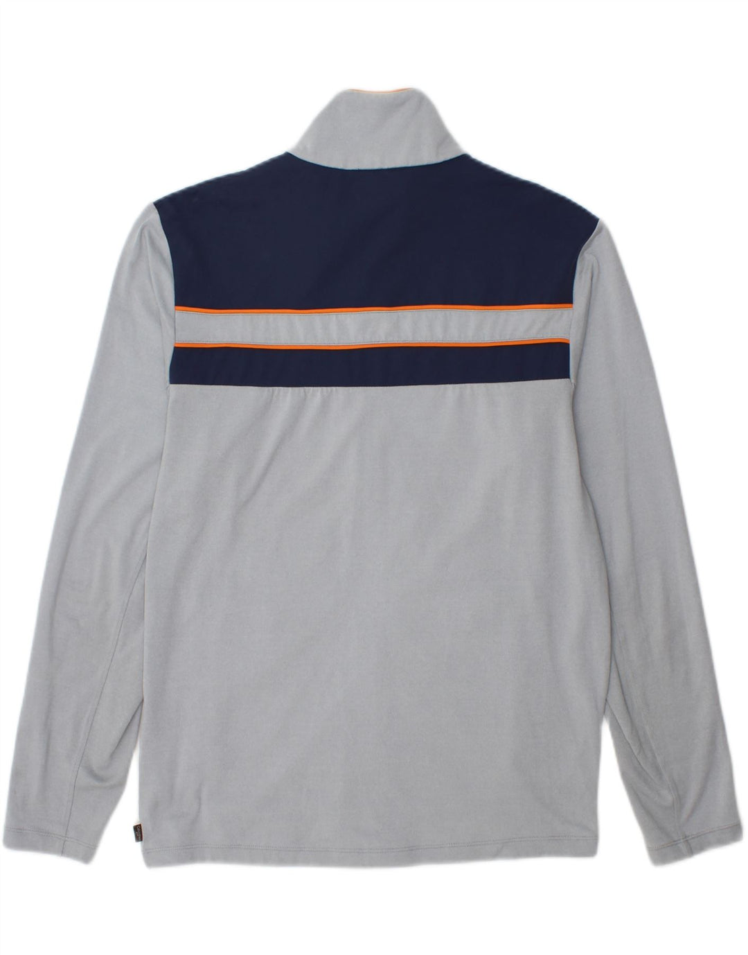 CALVIN KLEIN Mens Tracksuit Top Jacket Small Grey Colourblock Polyester