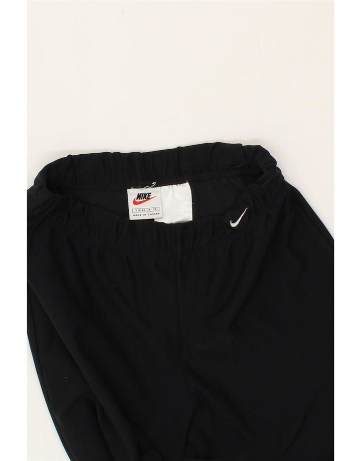 NIKE Womens Trousers US 4/6 Small Black Polyester Vintage Nike and Second-Hand Nike from Messina Hembry 