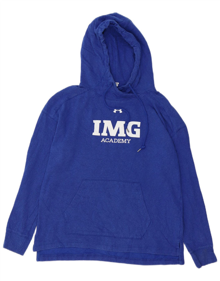 UNDER ARMOUR Herre Cold Gear Grafisk Hættetrøje Jumper Medium Blue Bomuld