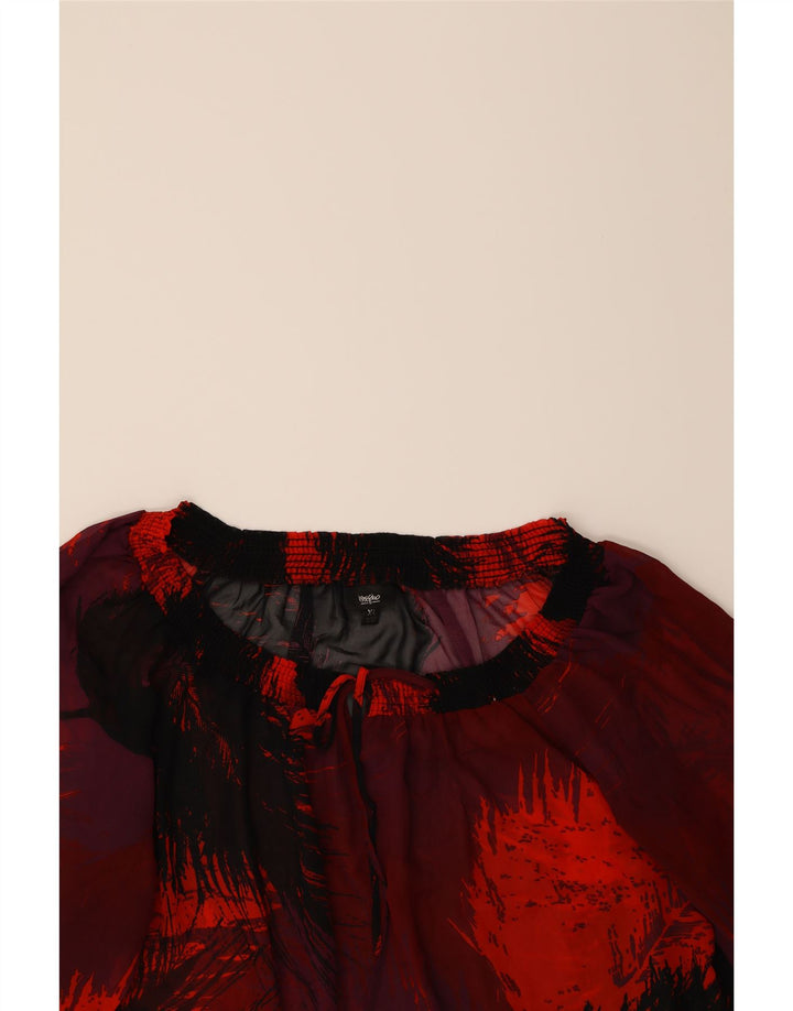 MOSSIMO Womens Abstract Pattern Blouse Top UK 18 XL Multicoloured Vintage Mossimo and Second-Hand Mossimo from Messina Hembry 