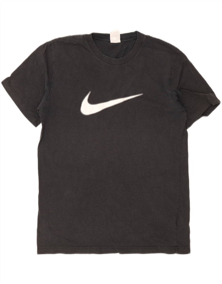 Nike Herre grafisk T-shirt Top Medium Sort Bomuld