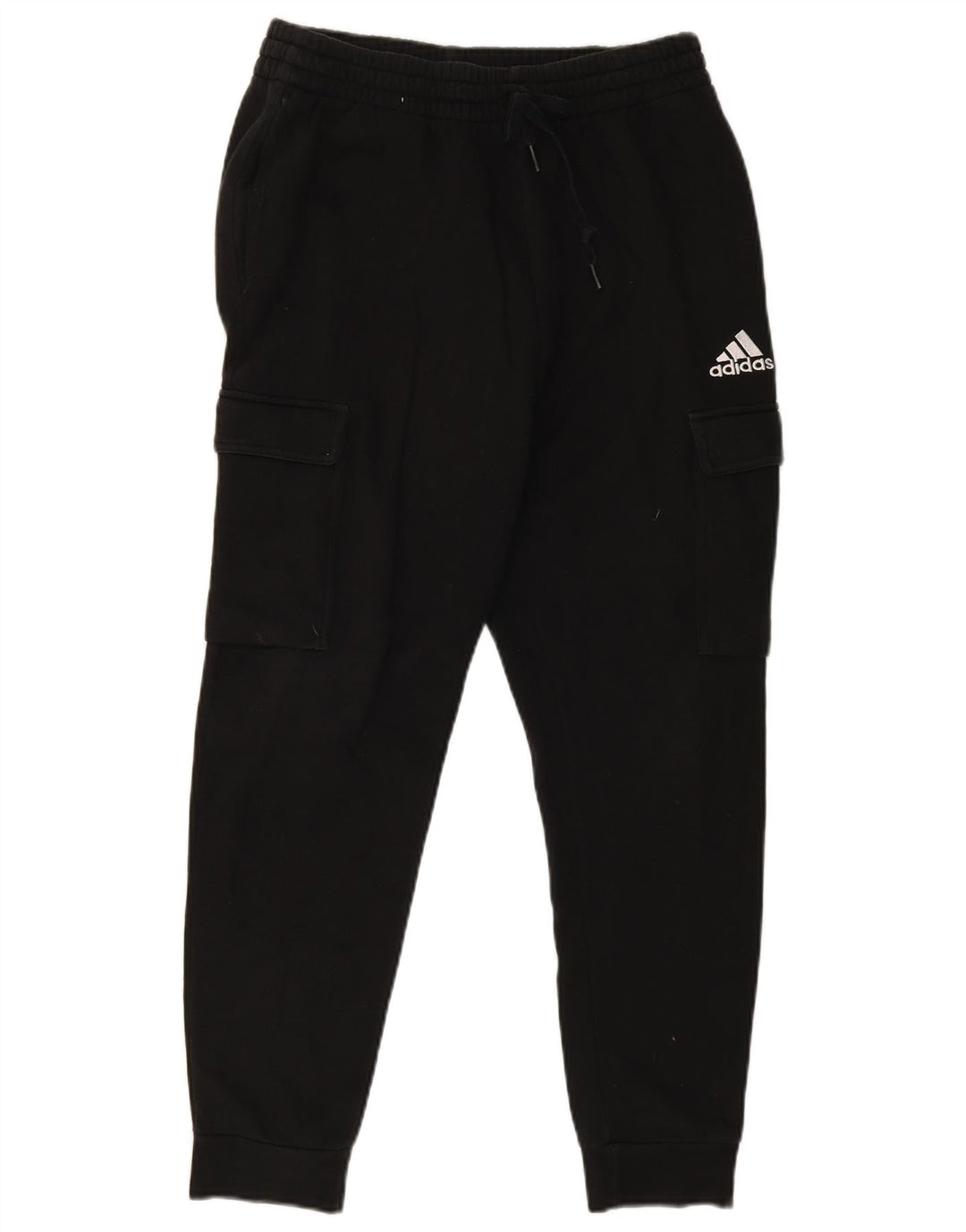 Adidas Herre Cargo Træningsdragt Bukser Joggers Medium Sort Bomuld