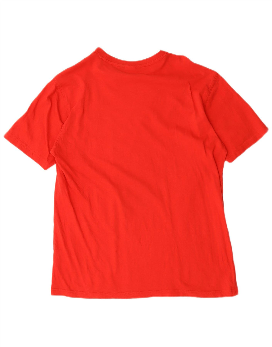 Sergio Tacchini Dame T-Shirt Top UK 16 Stor Rød Bomuld