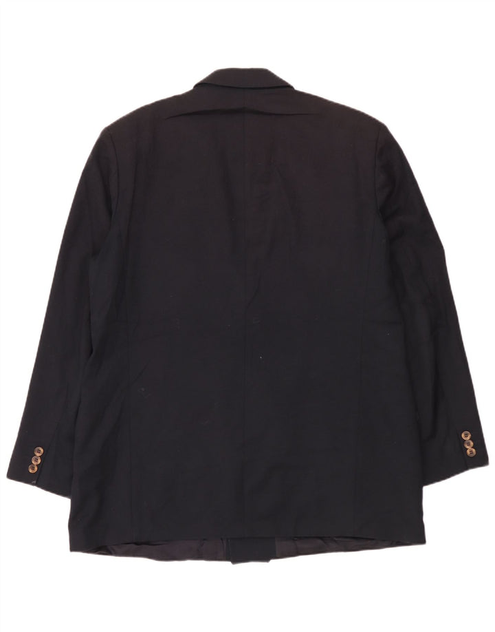 Marks & Spencer Herre Double Breasted Blazer Jacket UK 44 XL Navy Blue