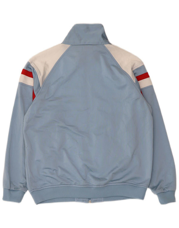 Kappa Boys Tracksuit Top Jacket 13-14 Years XL Blue Colourblock Polyester