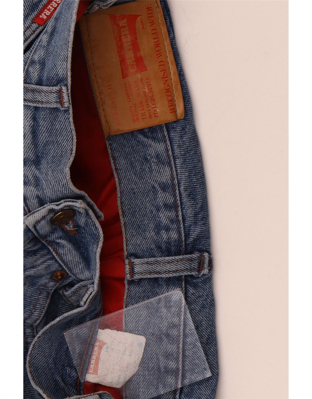 Carrera Straight Jeans til mænd IT 46 Small W30 L33 Blå