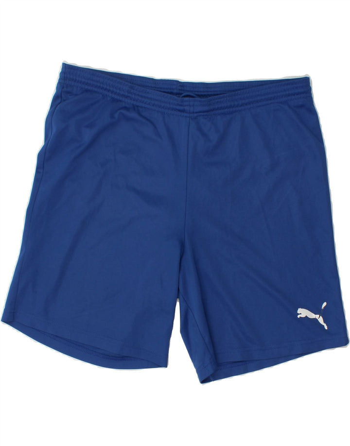 PUMA Mens Sport Shorts Medium  Blue Vintage Puma and Second-Hand Puma from Messina Hembry 