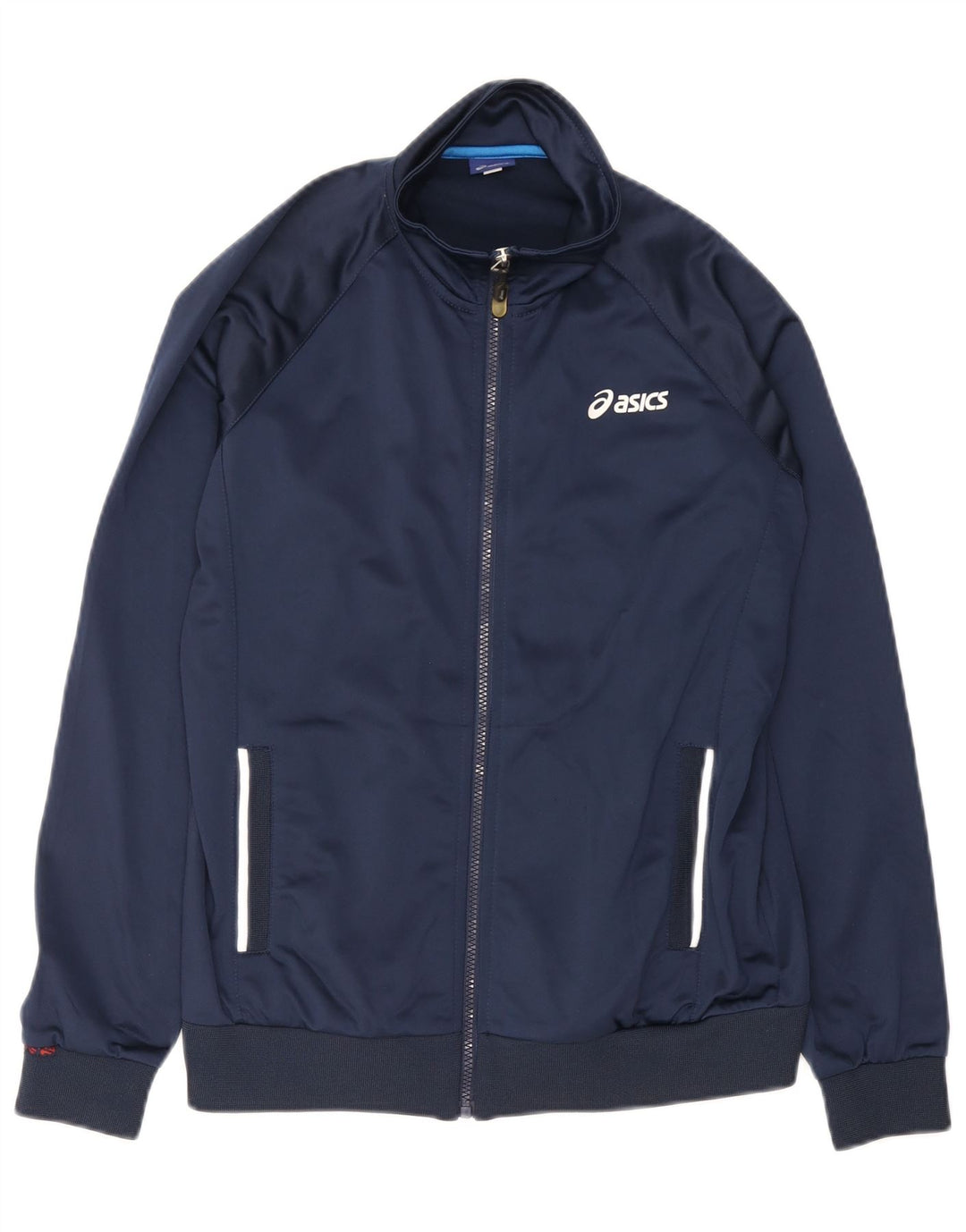 Asics Træningsdragt til mænd, topjakke, lille marineblå polyester