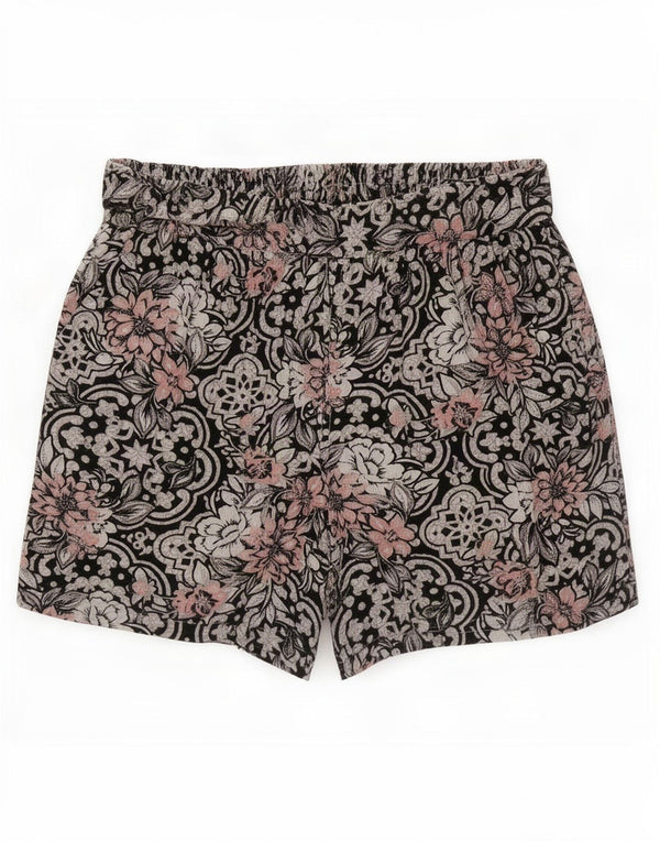 M&Co Womens Petite Casual Shorts UK 8 Small W28 Multicolored Floral