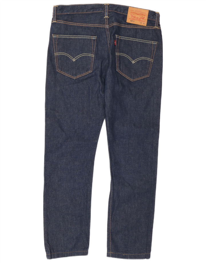 Levi's Herre 501 lige jeans W33 L27 blå bomuld