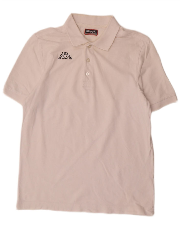 Kappa Herre Polo Shirt Medium White