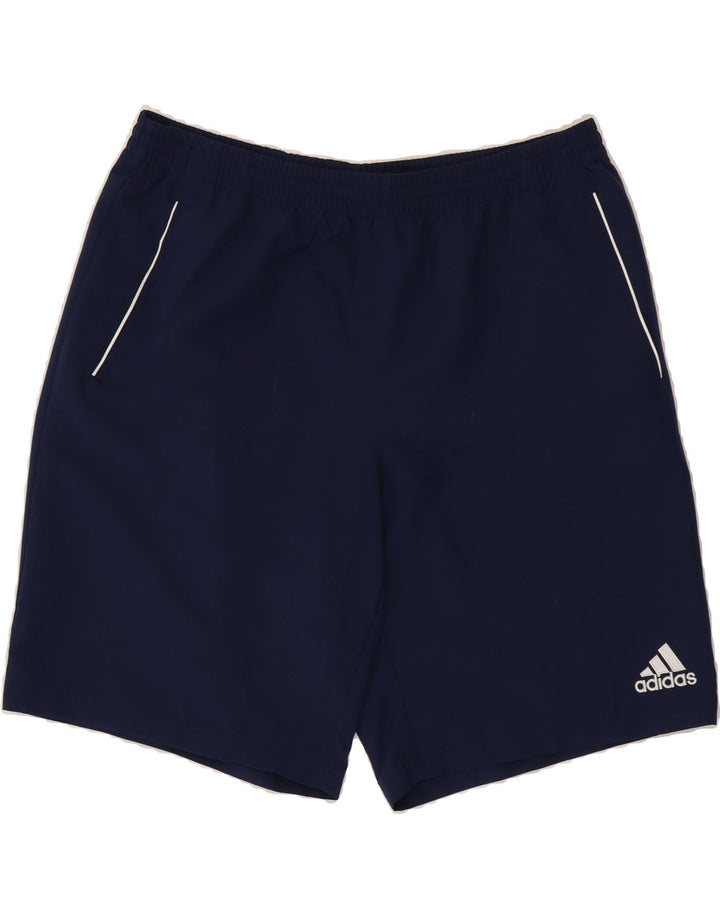ADIDAS Mens Sport Shorts 2XL  Navy Blue Polyester Vintage Adidas and Second-Hand Adidas from Messina Hembry 