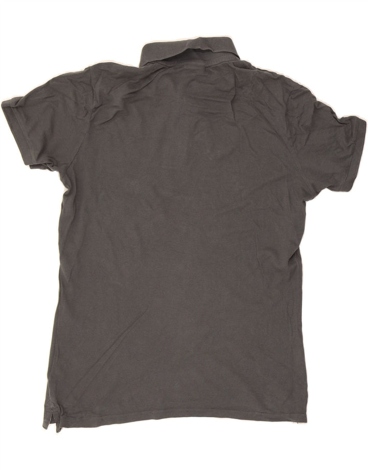 DIADORA Mens Polo Shirt Medium Grey Cotton Vintage Diadora and Second-Hand Diadora from Messina Hembry 