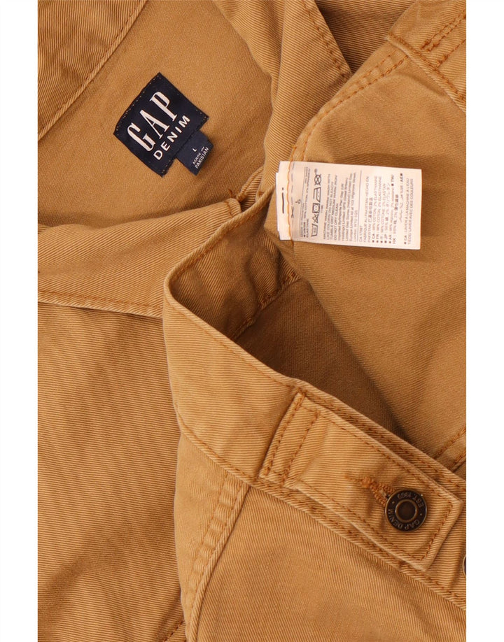 Gap Herre denimjakke UK 40 Stor brun bomuld