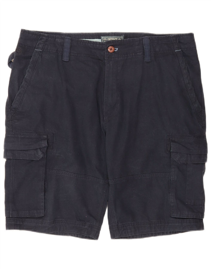 Fat Face Herre Cargo Shorts W38 XL Marineblå Bomuld