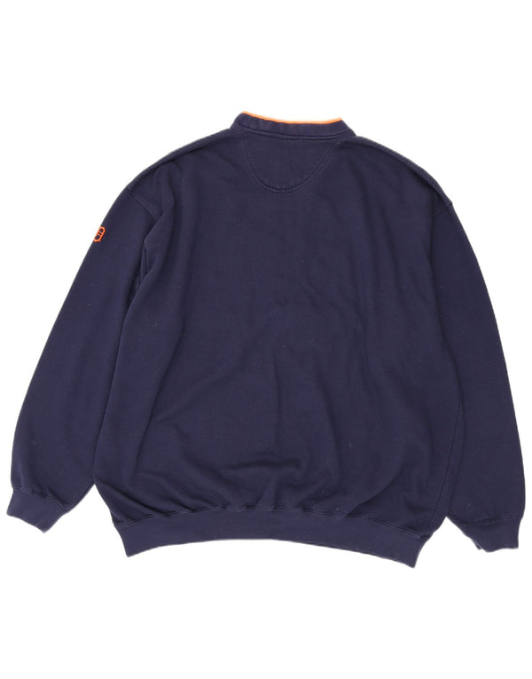 Majestic Mens Detroit Graphic Sweatshirt Jumper 2XL Navy Blue