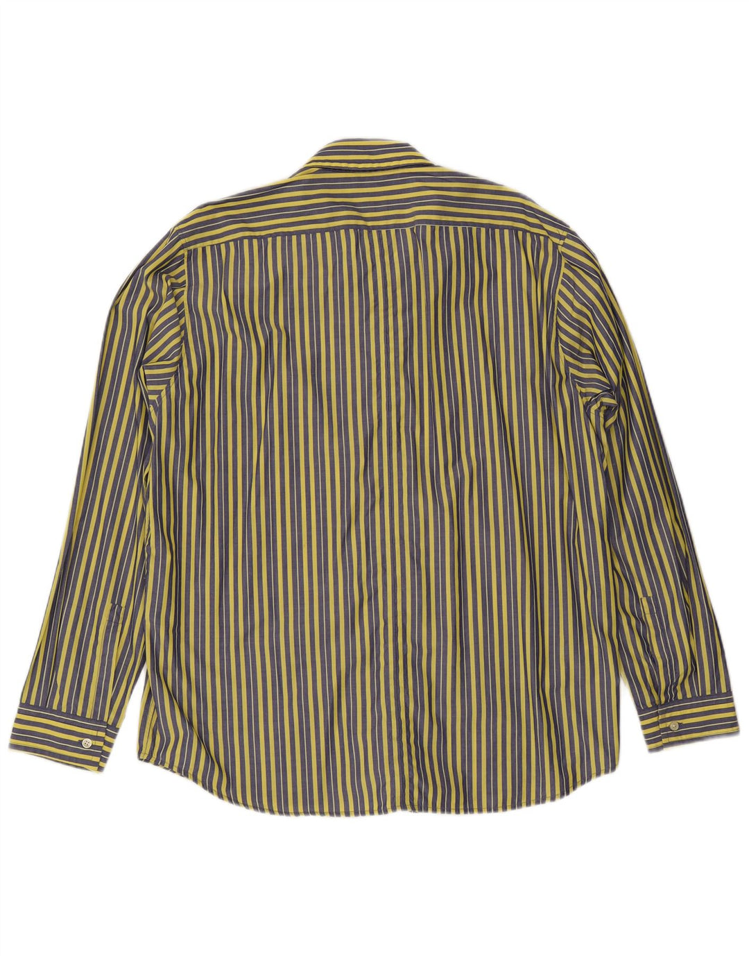 Hugo Boss herreskjorte 2XL gulstribet bomuld