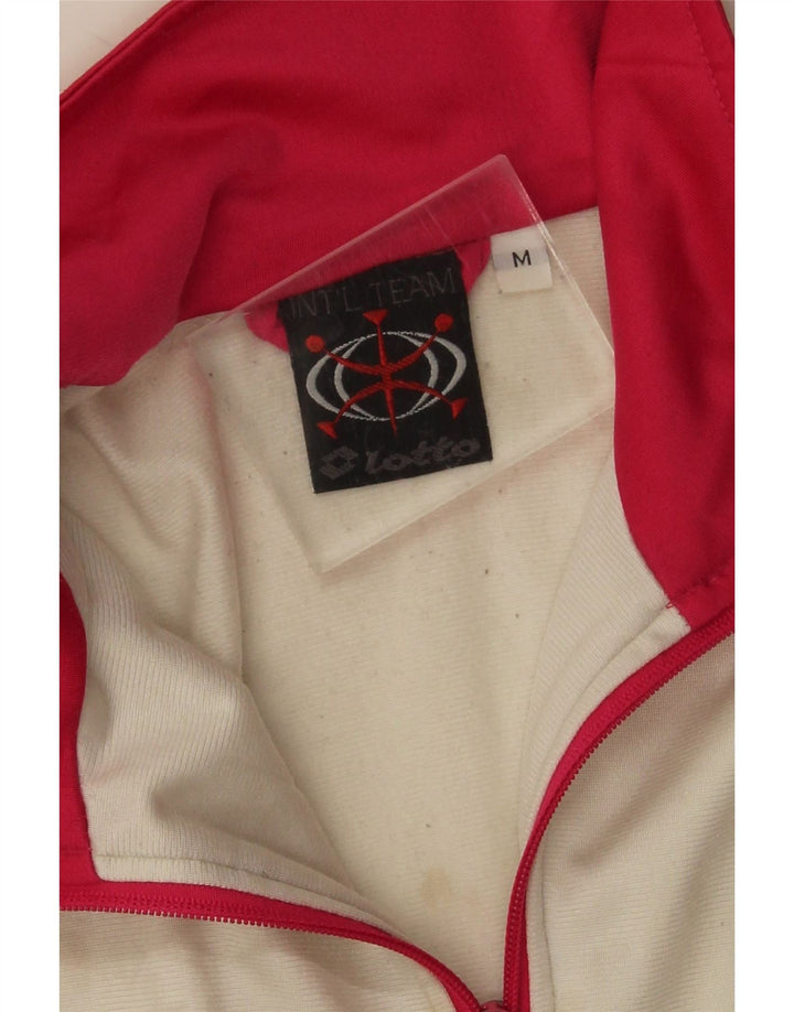 Lotto Herre grafisk træningsdragt Topjakke Medium Pink Colourblock Polyester