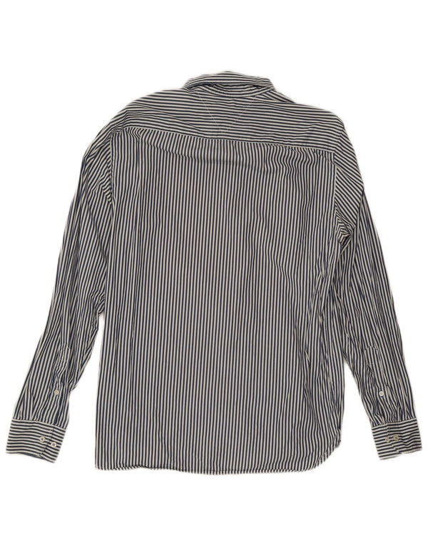 Tommy Hilfiger Herre New York Fit skjorte Medium marineblå nålestribet bomuld