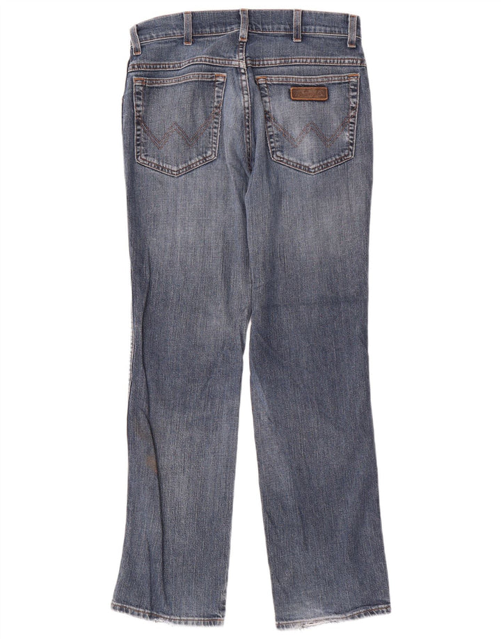 Wrangler Herre Texas Stretch Straight Jeans W31 L30 Blå Bomuld