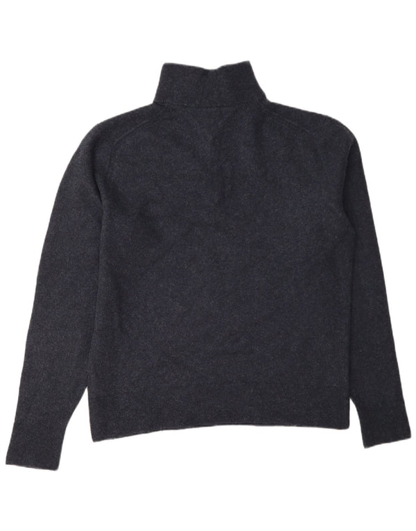 Tommy Hilfiger Herre Zip Neck Jumper Sweater 2XL Navy Blue Wool