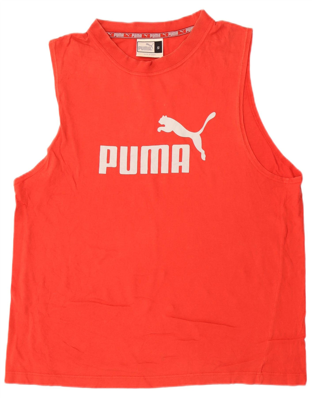 Puma Herre Grafisk Vest Top Lille Rød Bomuld
