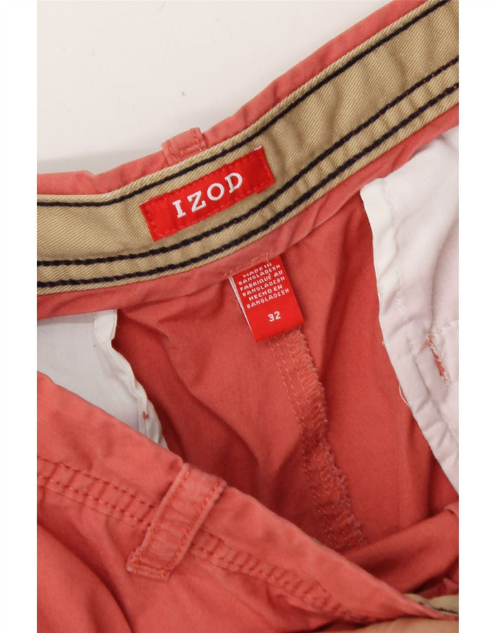 IZOD Mens Chino Shorts W32 Medium Orange Cotton Vintage Izod and Second-Hand Izod from Messina Hembry 