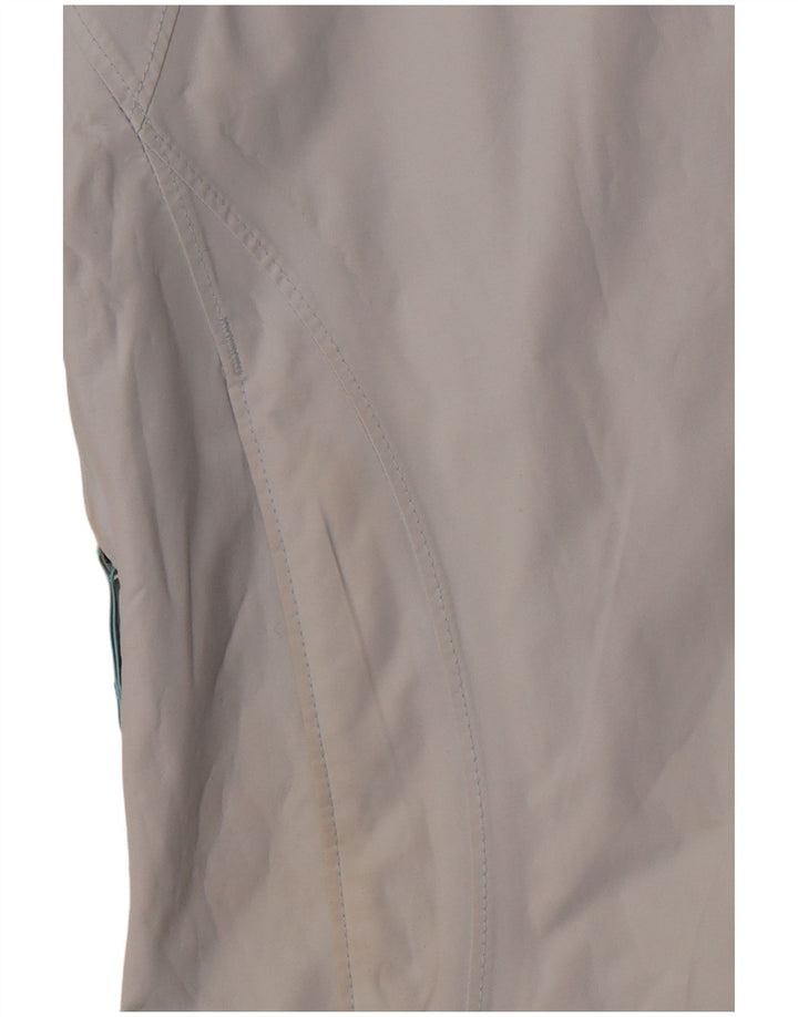 COLUMBIA Vindjakke med hætte til kvinder UK 14 Medium Blue Nylon Sports