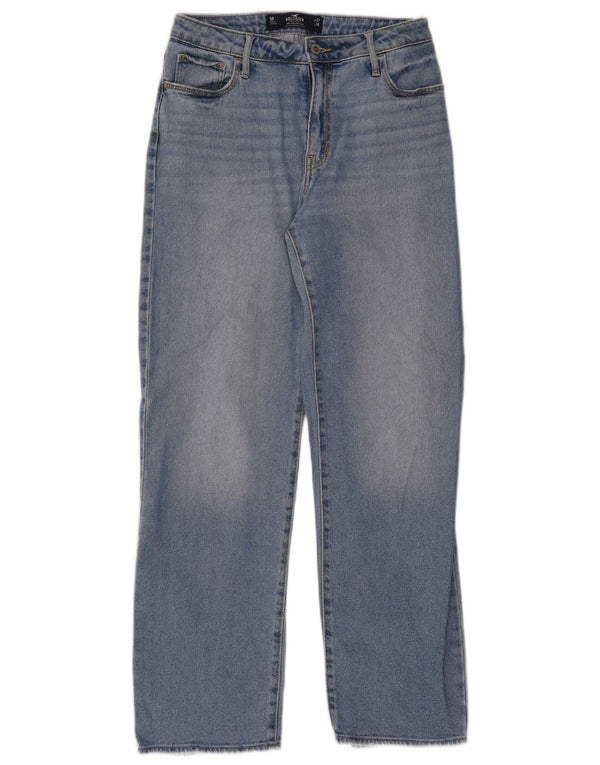 Hollister Dame Far Højtstående Straight Jeans US 5 Small W27 L30 Blue