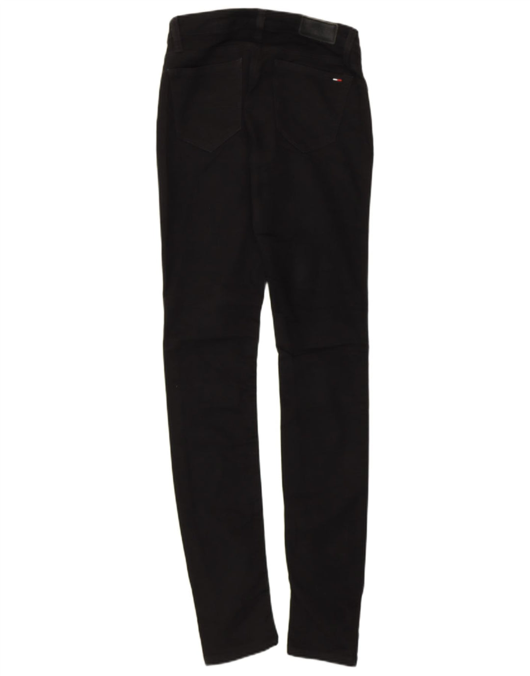 Tommy Hilfiger Dame Slim Jeans W25 L32 Sort Bomuld