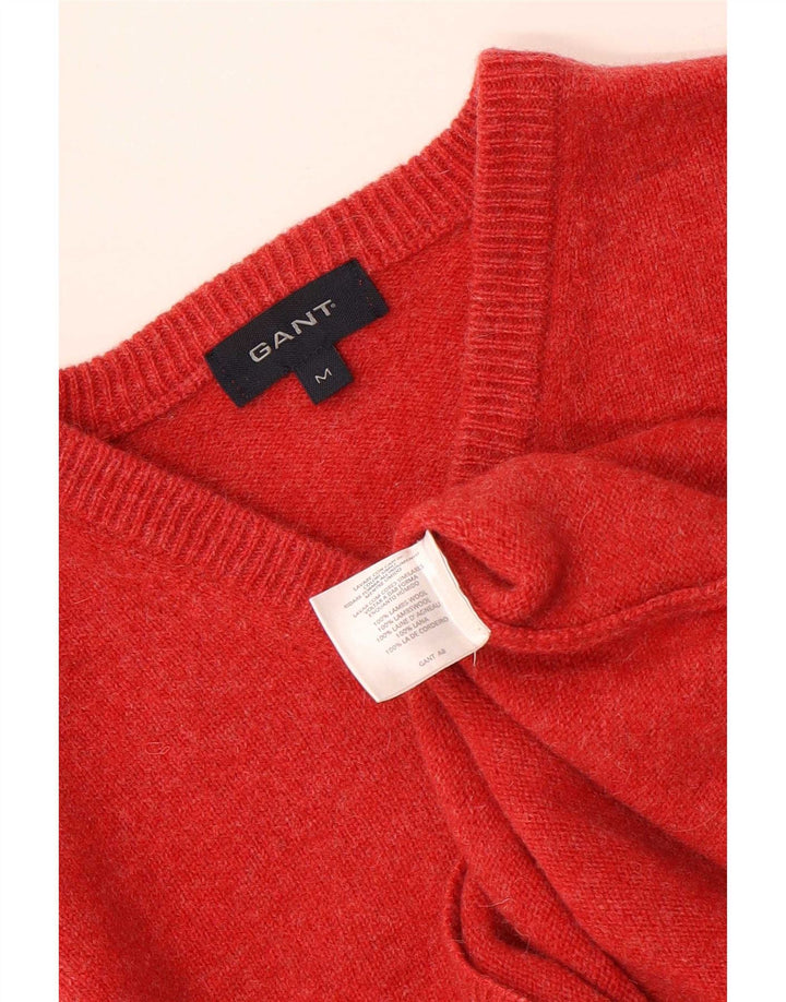Gant Herre V-hals sweater Medium Rød Uld